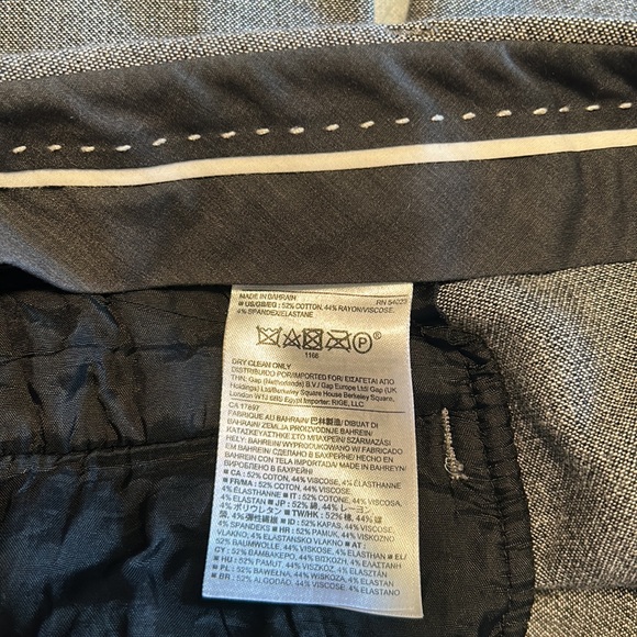 Banana Republic gray pants 10P - Picture 6 of 9